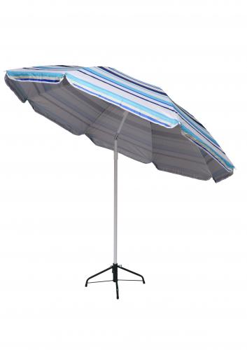 Зонт пляжный фольгированный (200см) 6 расцветок 12шт/упак ZHU-200 (расцветка 2) - фото 11