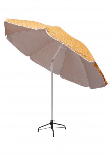 Зонт пляжный фольгированный (200см) 6 расцветок 12шт/упак ZHU-200 (расцветка 2) - фото 5